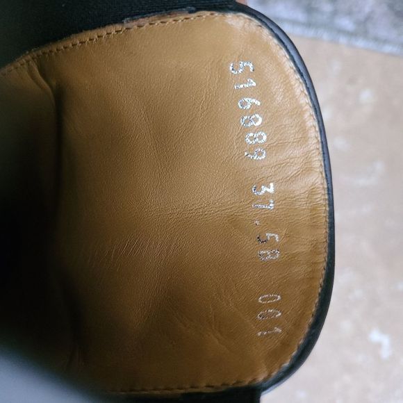 Ralph Lauren Collection Black Meadow Ankle Boots Booties - size EU 37.5 / US 7.5 - Picture 5 of 16